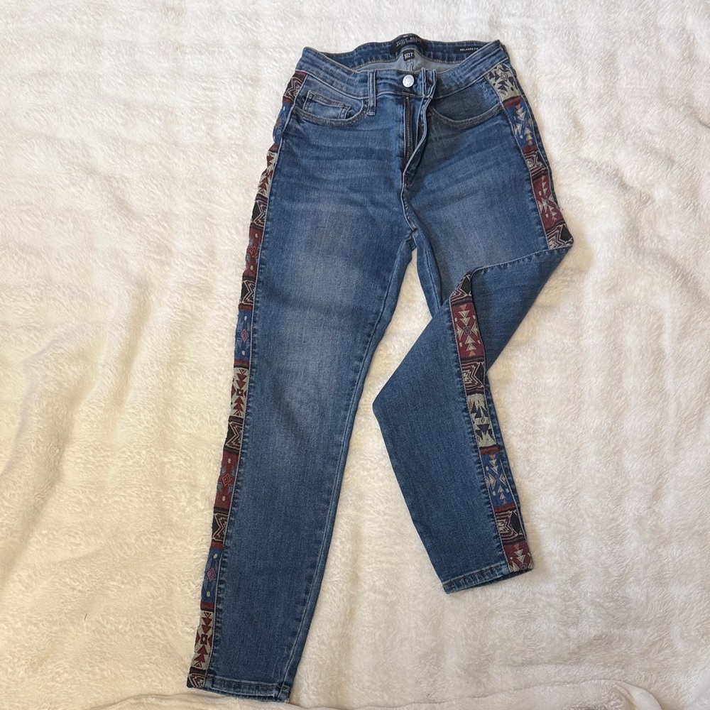 Stylish Judy Blue Patterned Women's Skinny Jeans